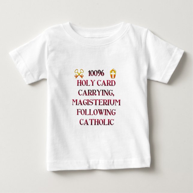 Katolik 100%! t shirt (Framsida)