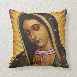 Katolik vår dam av den Guadalupe OSKULDEN MARY Kudde