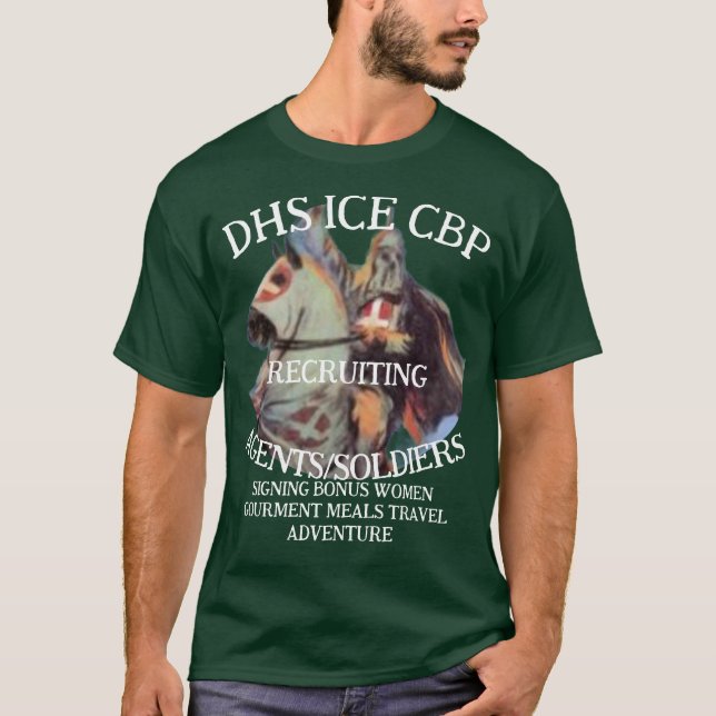 KATOLIKER DÖMDA DHS CBP REPUBLIKANSKA PARTIET 2026 T SHIRT (Framsida)