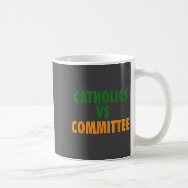 Katoliker Vs Kommittéer Kaffemugg (Höger)