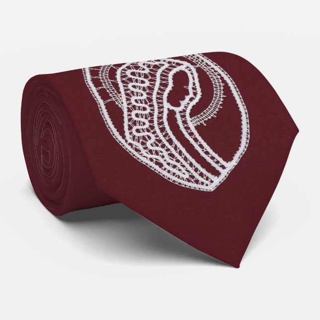 Katolisk Blsed Virgin Mary, snöre Neck Tie Slips (Rullad)
