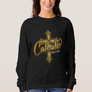 Katolisk sedan 33 Ad Järn Resurrection & Divine Me T Shirt