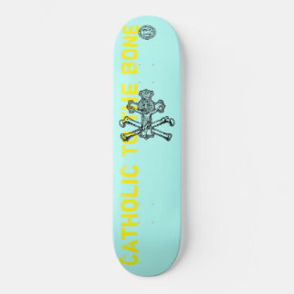Katolisk till skelettet - Skateboard, 8 1/8 tum De Mini Skateboard Bräda 18,5 Cm