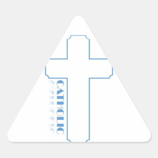 katolisk triangelformat klistermärke