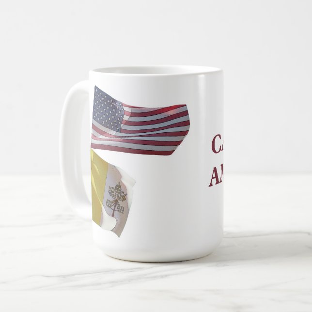 Katolsk amerikan kaffemugg (Framsida vänster)