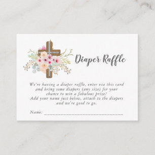 Katolsk babystölder - Blommigt Kor Tilläggskort