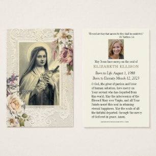 Katolsk begravningsplats, Blommigt St. Therese Pra Visitkort