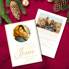 Katolsk bibel Verse & Photo Religiösa Jul Julkort