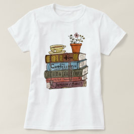 Katolsk Bok Stack Shirt, Bible Verse Godmor T Shirt