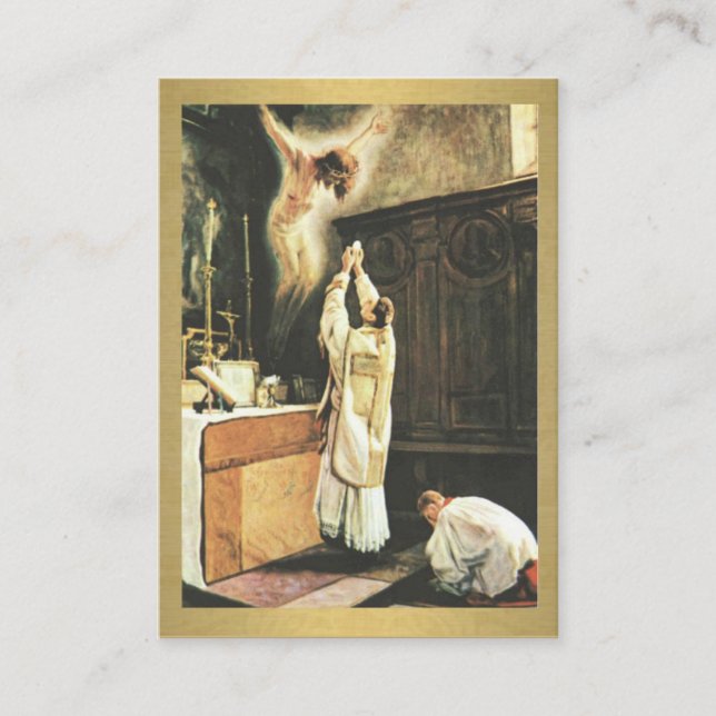 Katolsk bön av kort för skadeståndprästheliga (Framsida)