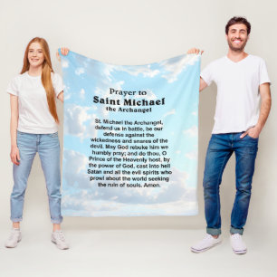 Katolsk bön för skydd och mod fleecefilt