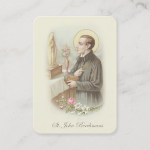 Katolsk bön för St John Berchmans altarepojkar Visitkort