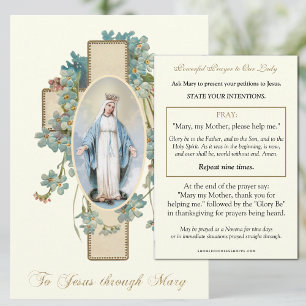 Katolsk bön till Jesus via Mary
