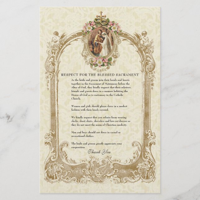 Katolsk Bröllop Modest Church Attire for Guests (Framsida)