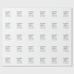 Katolsk dopceremoni namn datum enkel minimal presentpapper