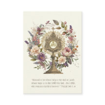 Katolsk Eucharistisk värd Scripture Prayer