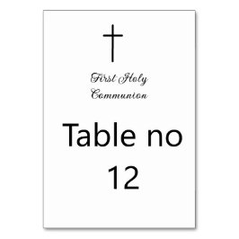 Katolsk första heliga, enkel QR minimal Bordsnummer