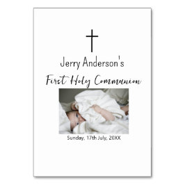 Katolsk första heliga, enkel QR minimal Bordsnummer