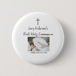 Katolsk första heliga, enkel QR minimal Knapp