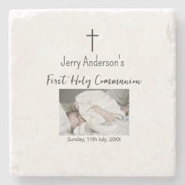 Katolsk första heliga, enkel QR minimal Stenunderlägg