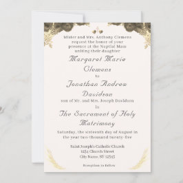 Katolsk Grace Wedding-inbjudan Inbjudningar