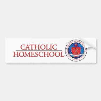 Katolsk Homeschool vapensköldbildekal Bildekal