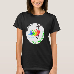 Katolsk jubileum 2025 glasmålningar pilgrimer av H T Shirt