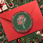 Katolsk jul Helig Heart och Poinsettia Runt Klistermärke<br><div class="desc">Denna traditionella katolska juldekalk präglas av Jesus Helig Hjärta, omgiven av vackra poinsettias och holly, mot bakgrund av rikens grönt. En central kor är en påminnelse om Kristus kärlek och skapar denna perfekt för dem som vill fira julens sanna innebörd. De pulserande röda poinsettierna och greenery tillför en festlig beröring,...</div>