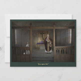 Katolsk konst Helgonkort | Ecce Agnus Dei Inbjudningar