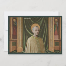 Katolsk konst Helgonkort | Sankta Ethelwold