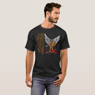 Katolsk kyrka för bön för St Michael skjorta f T Shirt