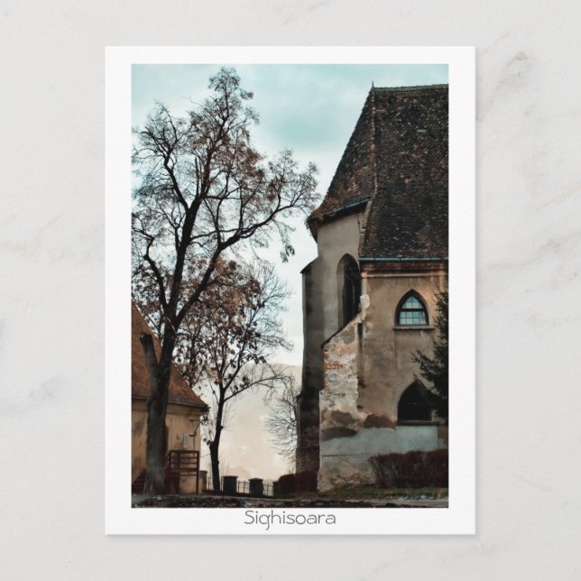 katolsk kyrka vykort (Framsida)