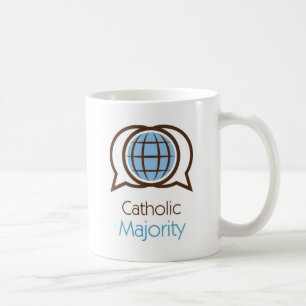 Katolsk majoritetslogotyp kaffemugg