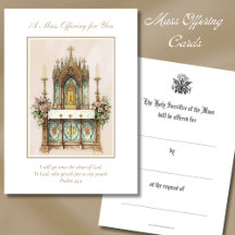 Katolsk mässa offer intentioner minne