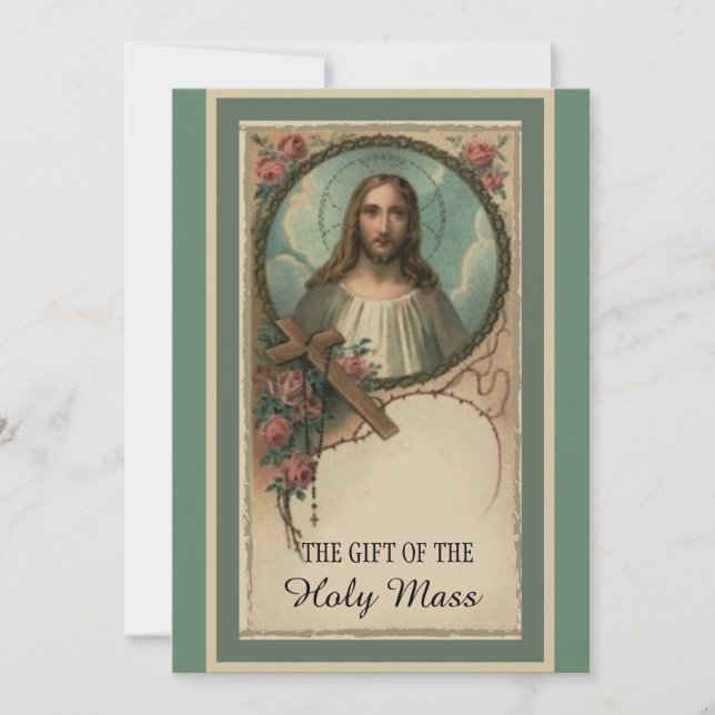 Katolsk massa som ger Helig Heart (Framsida)