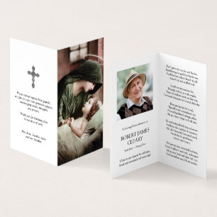 Katolsk mor Mary för bönkort Visitkort