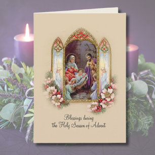 Katolsk Novena St Andrew för Adventjul Kort
