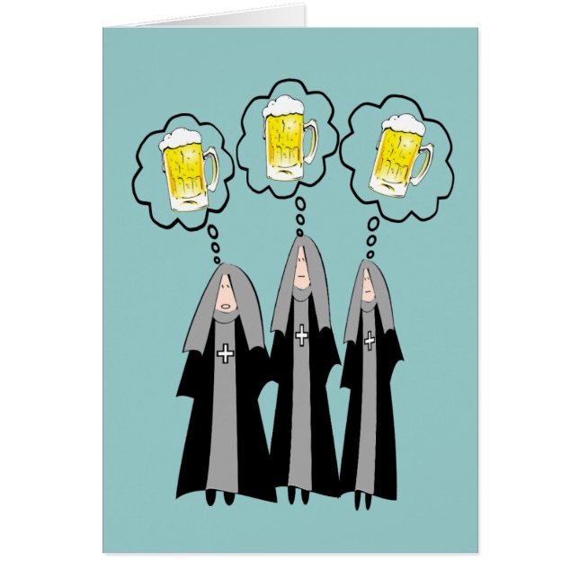 Katolsk nunna Gifts~~Hilarious Hälsningskort (Framsidan)