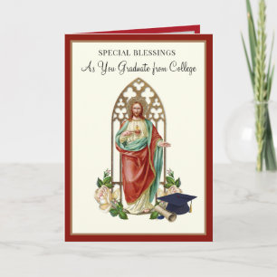 Katolsk Religions Examen Sacred Heart Rosor  Kort
