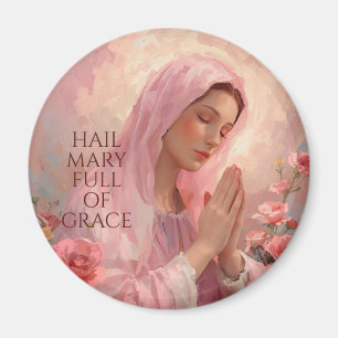 Katolsk Rosa Jungfru Maria Magnet