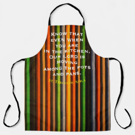 Katolsk Saint Quote Apron