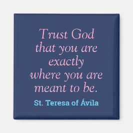 Katolsk Saint Quote Magnet