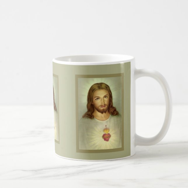 Katolsk sakral hjärta av Jesus Kaffemugg (Höger)