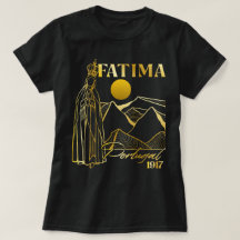 Katolsk shirt, vår Dam av Fatima Godmor