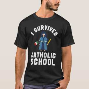 Katolsk Skol Nunna Kyrka Mässa Och Kristet Lärande T Shirt