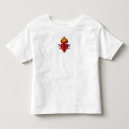 Katolsk småbarns heliga hjärta Jesus t-shirt