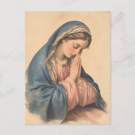 Katolsk Sorrowful Mor Mary Vintage Vykort