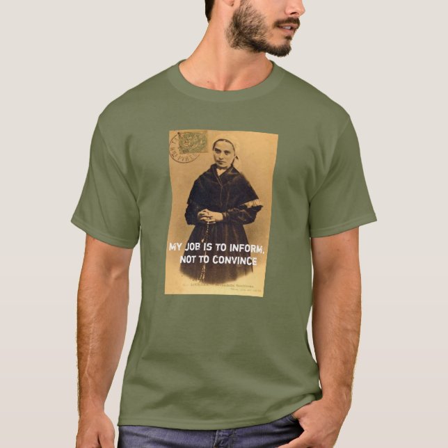 Katolsk, St Bernadette T-Shirt (Framsida)