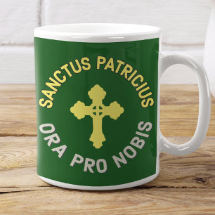 Katolsk St. Patrick-Day-Elegant - latinsk massa Kaffemugg