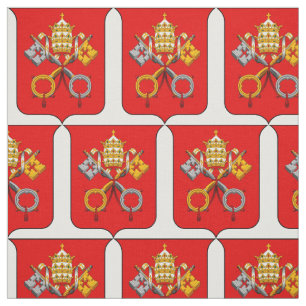 Katolsk symbol för kristna emblem Vatikanen Tyg